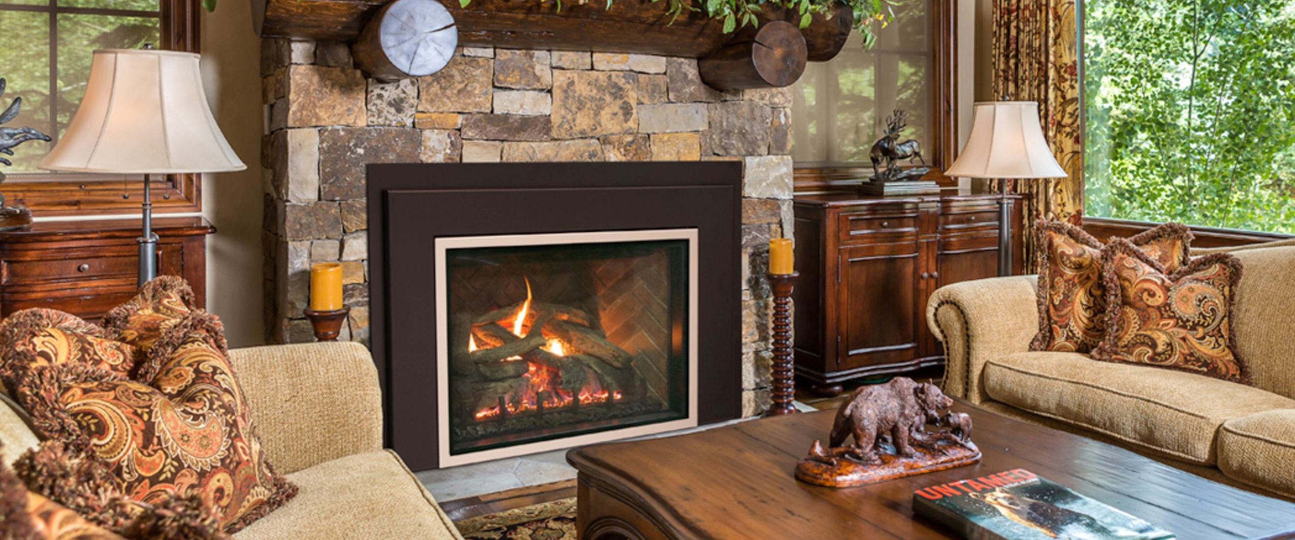 direct vent fireplace insert