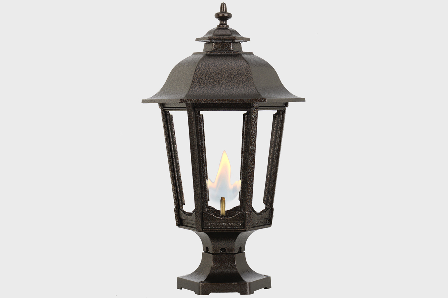 Bavarian Gas Light from american gas lamps open flame