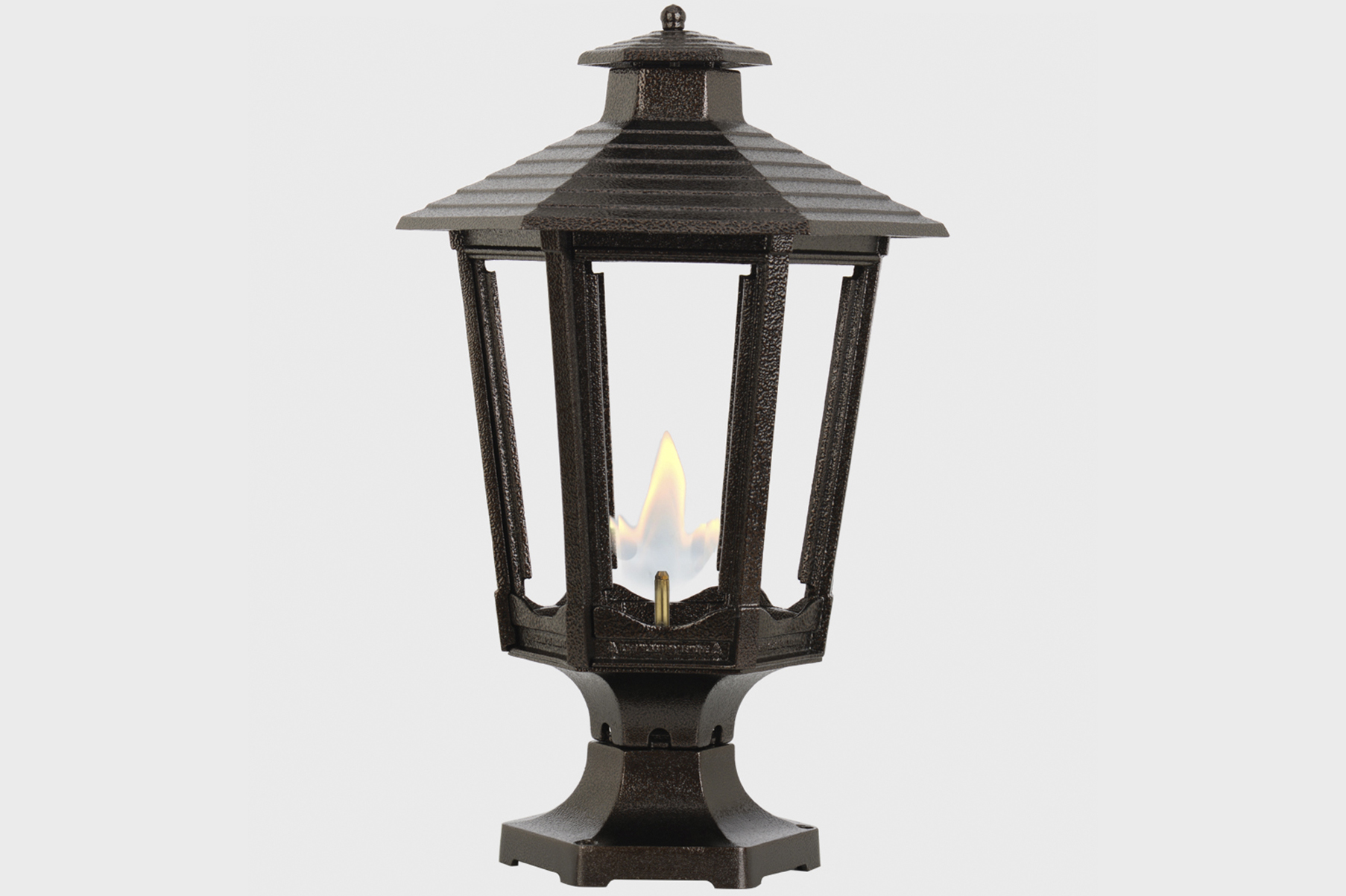Cosmopolitan gas light open flame from american gas lamps