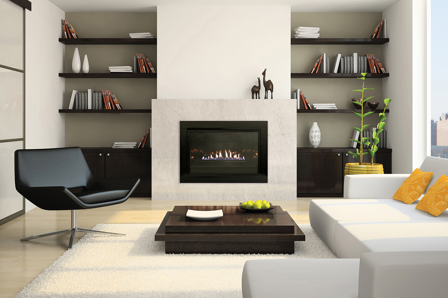 VENTLESS FIREPLACE