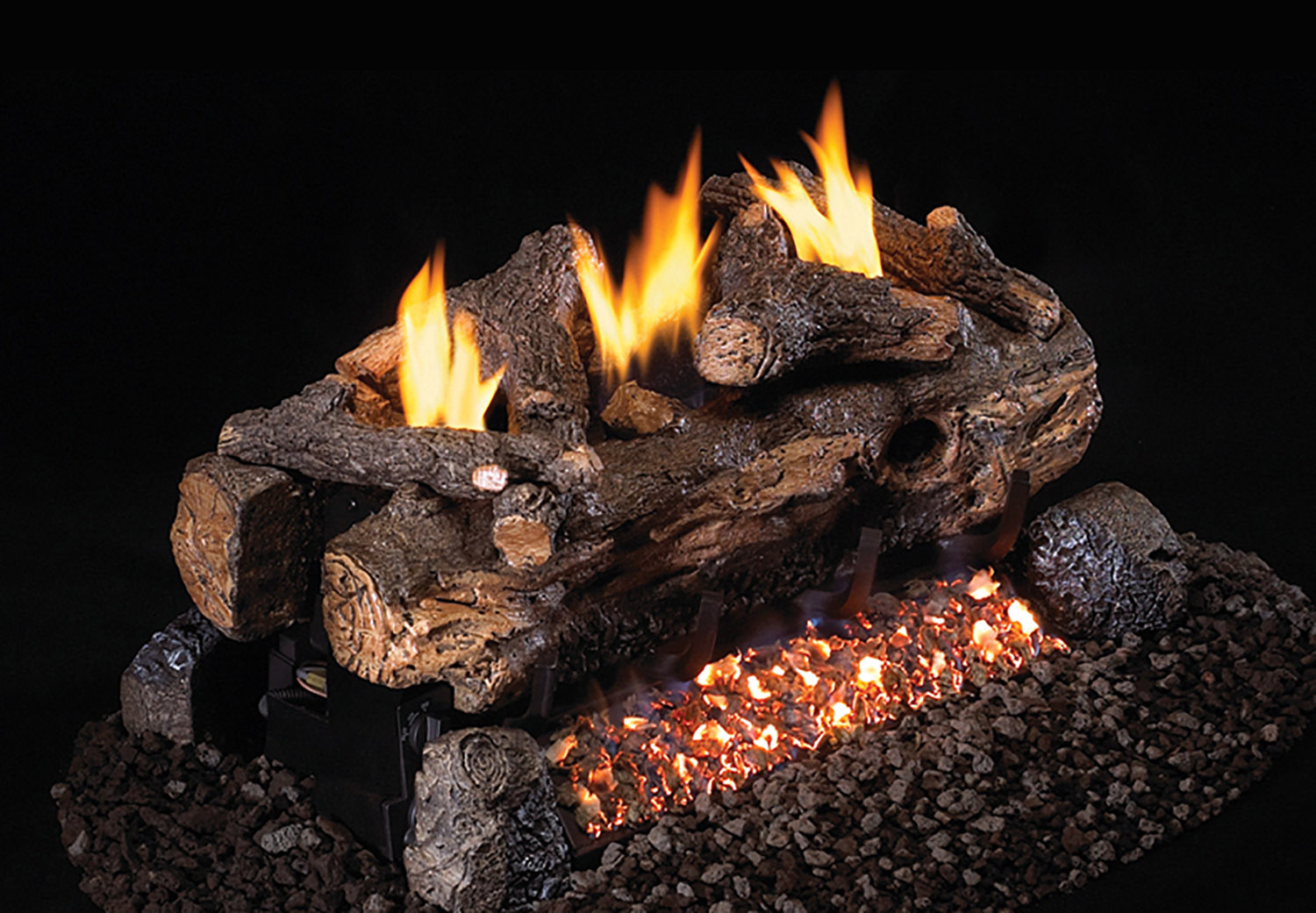 Evening Fyre Split See-Thru Gas Logs