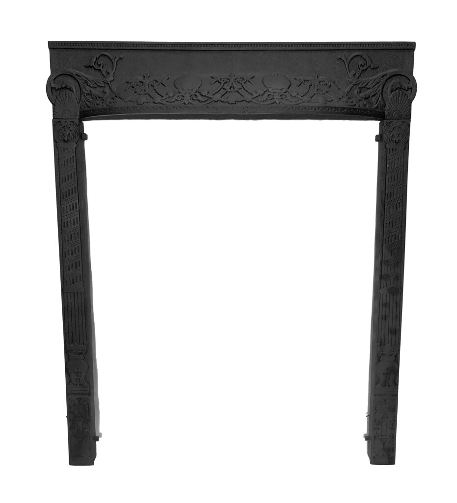antique fireplace front