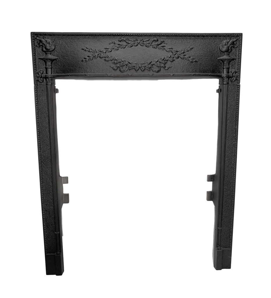 antique fireplace frame