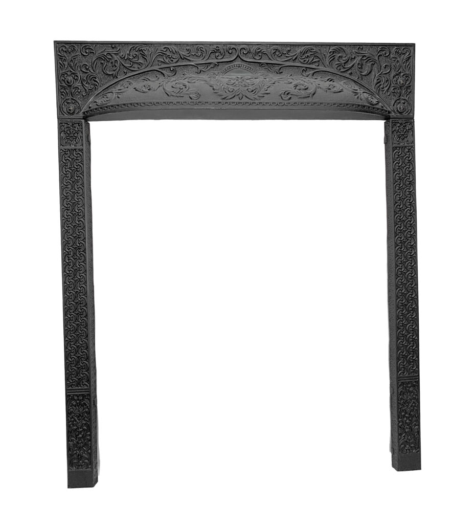 antique fireplace frame