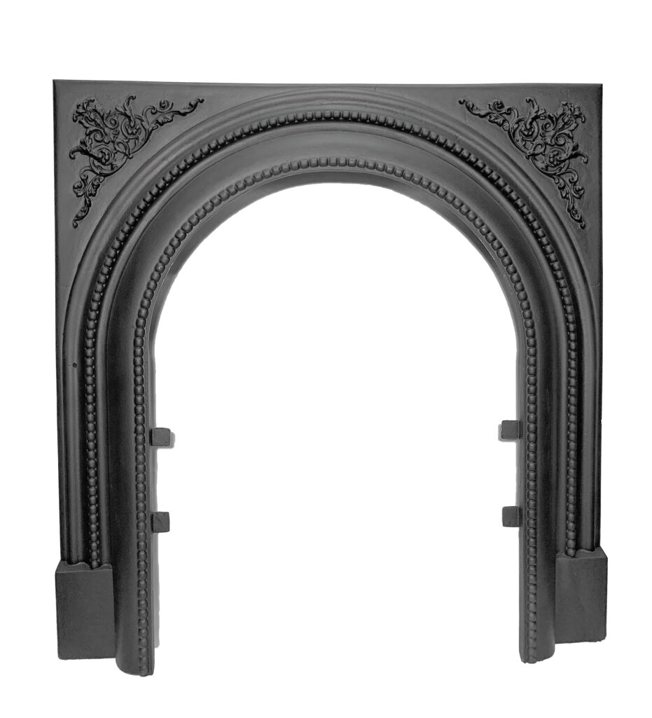 antique fireplace plate