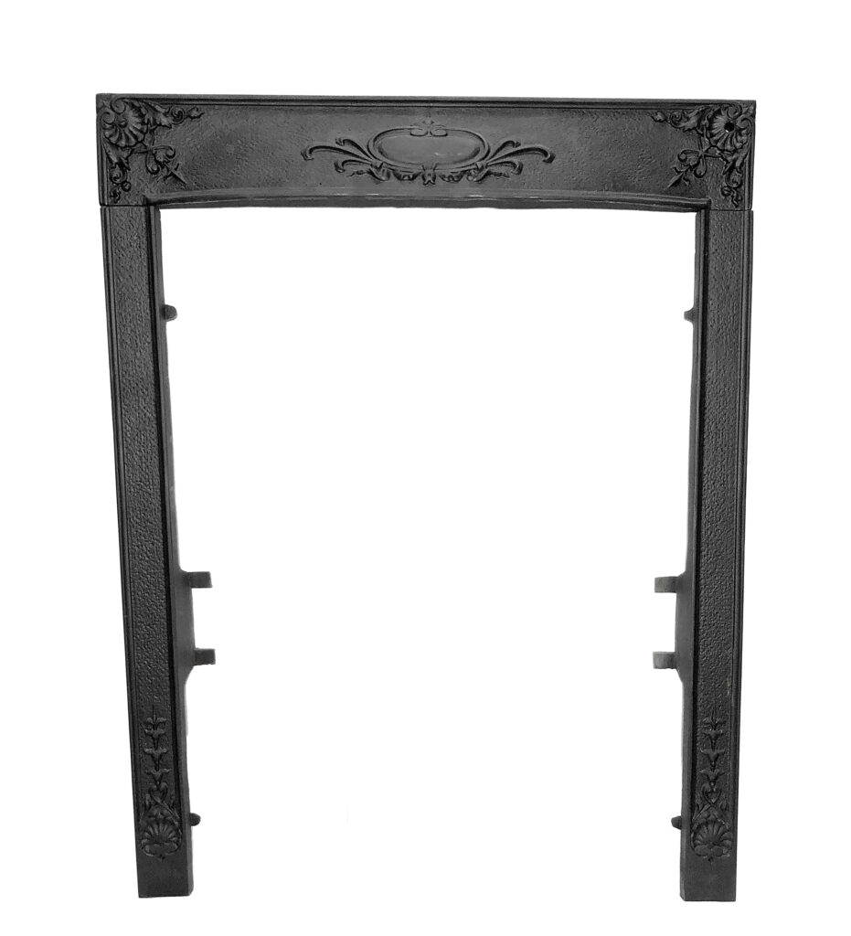 antique fireplace plate