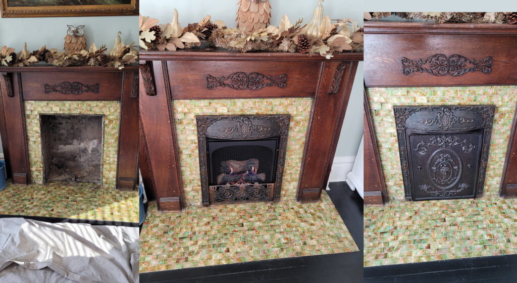 antique fireplace restoration