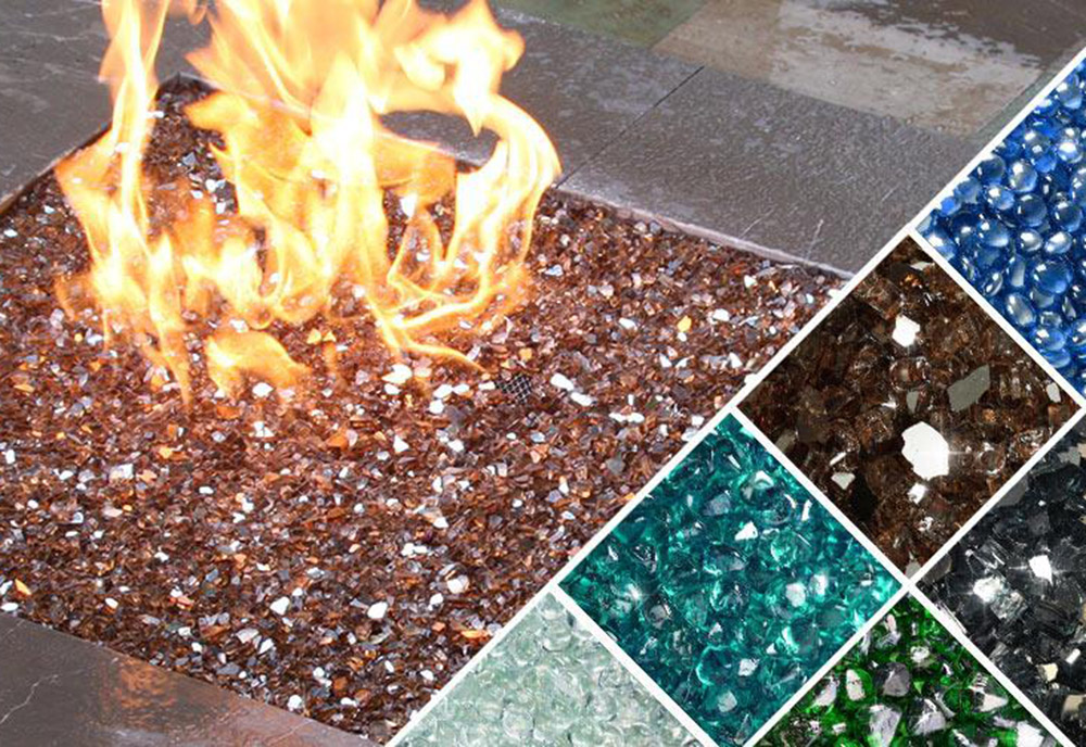glass media for fire pit