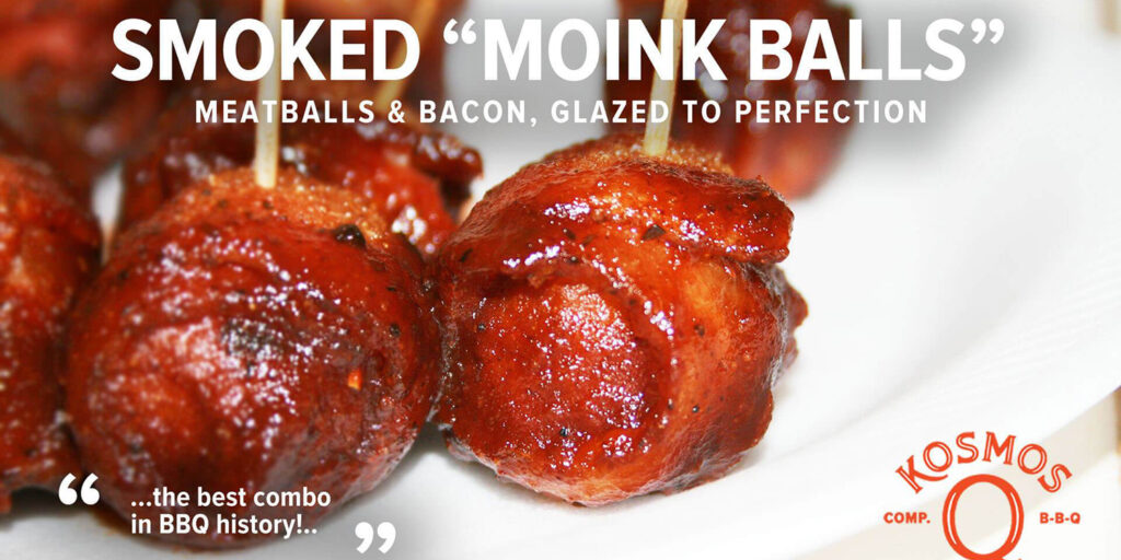 smoked meatball bacon christmas recipe