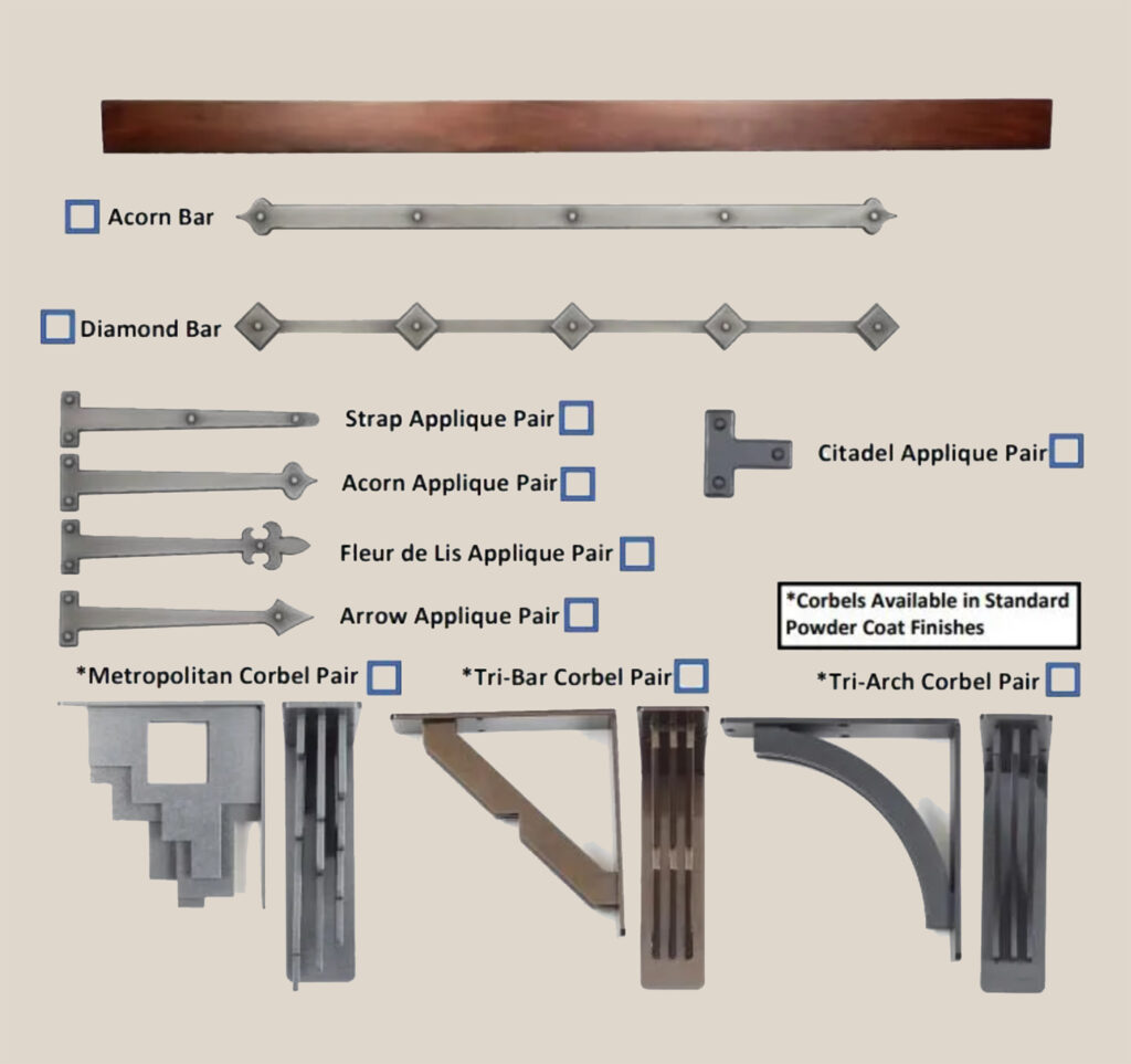 design specialties mantel accessories