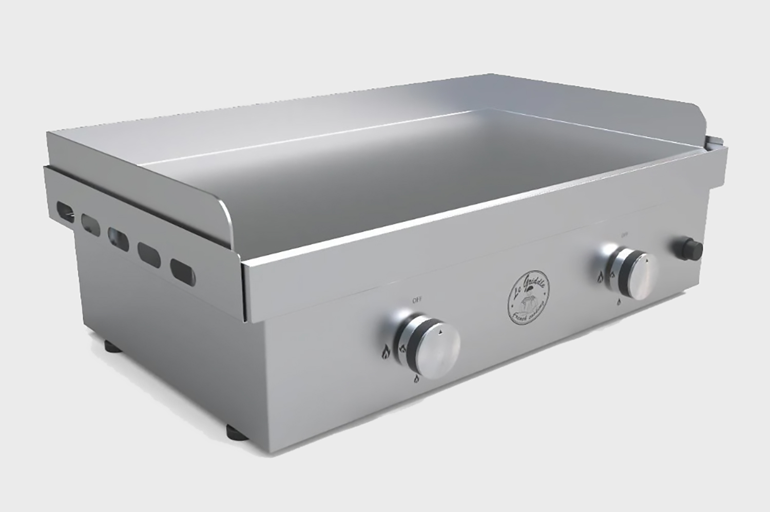 Le Griddle built in island flat top grill
