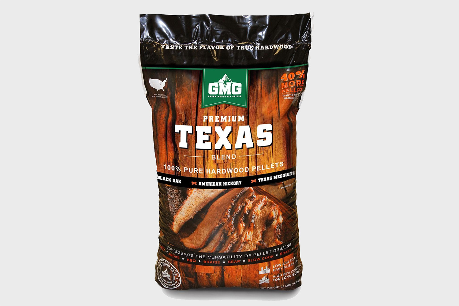 texas blend bbq pellets green mountain grills