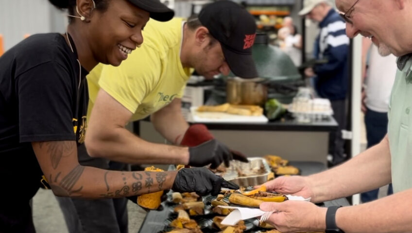 Chef Latonya Bolling free grilling class at specialty gas house