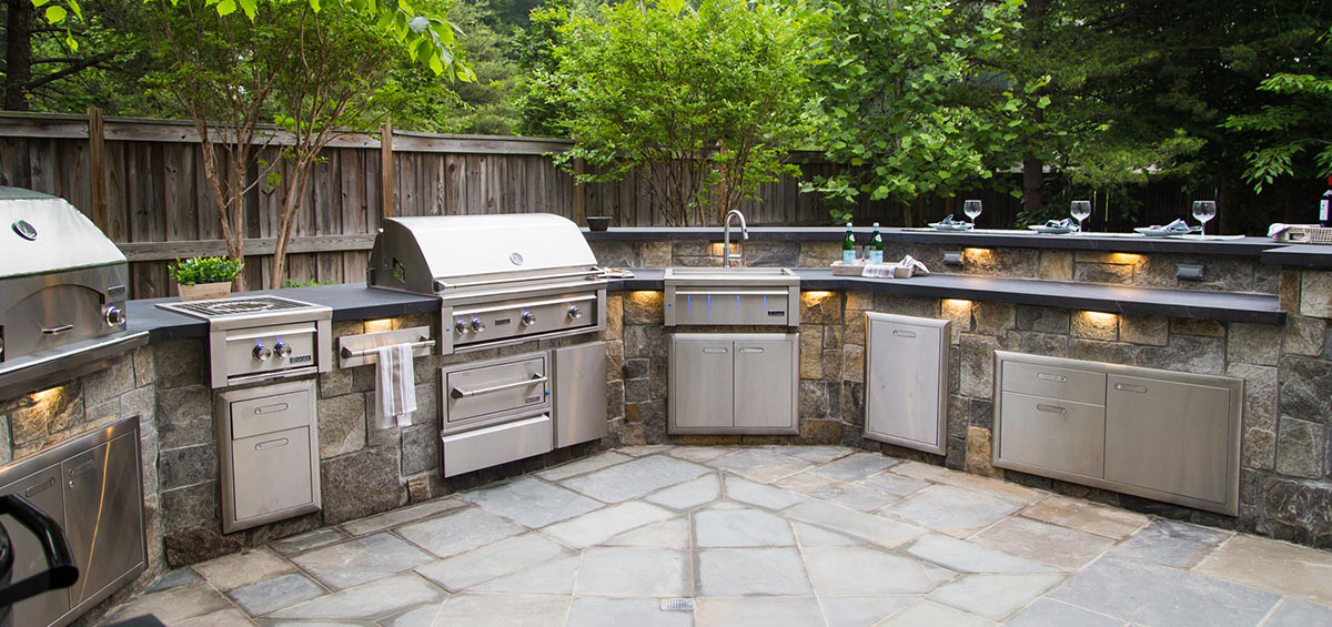 lynx outdoor kitchen built in grill with accessories stainless steel high quality
