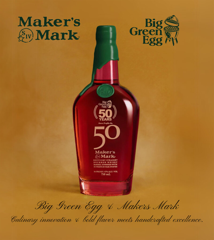 big green egg makers mark bourbon collaboration for 50th anniversary