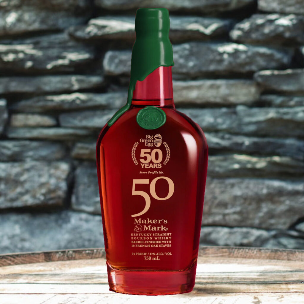big green egg makers mark bourbon special limited edition bourbon collaboration 50th anniversary