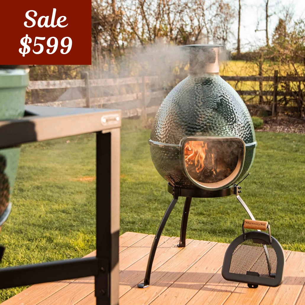 big green egg chiminea