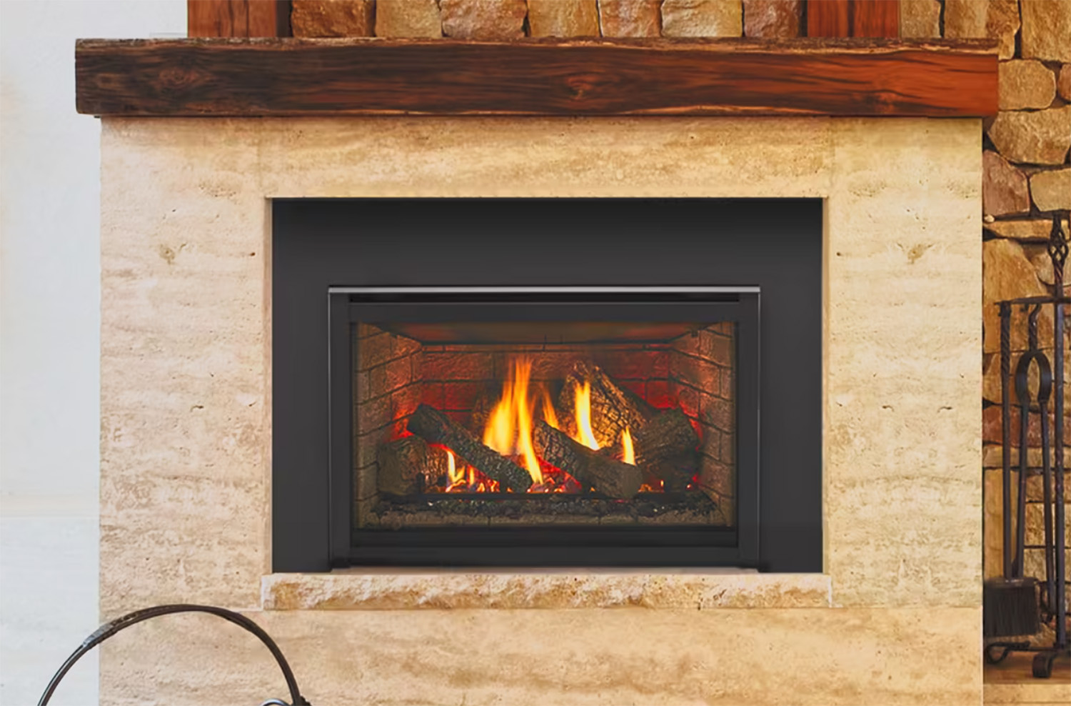 trilliant majestic direct vent insert gas fireplace