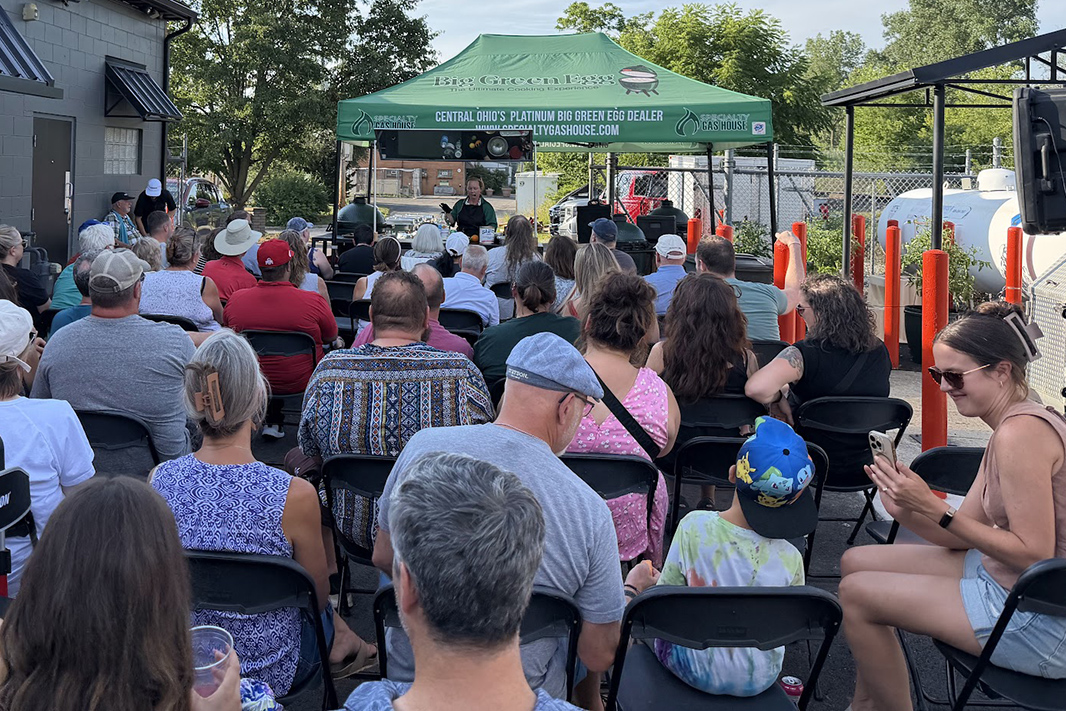 amanda ivey farmers pantry grilling class at specialty gas house