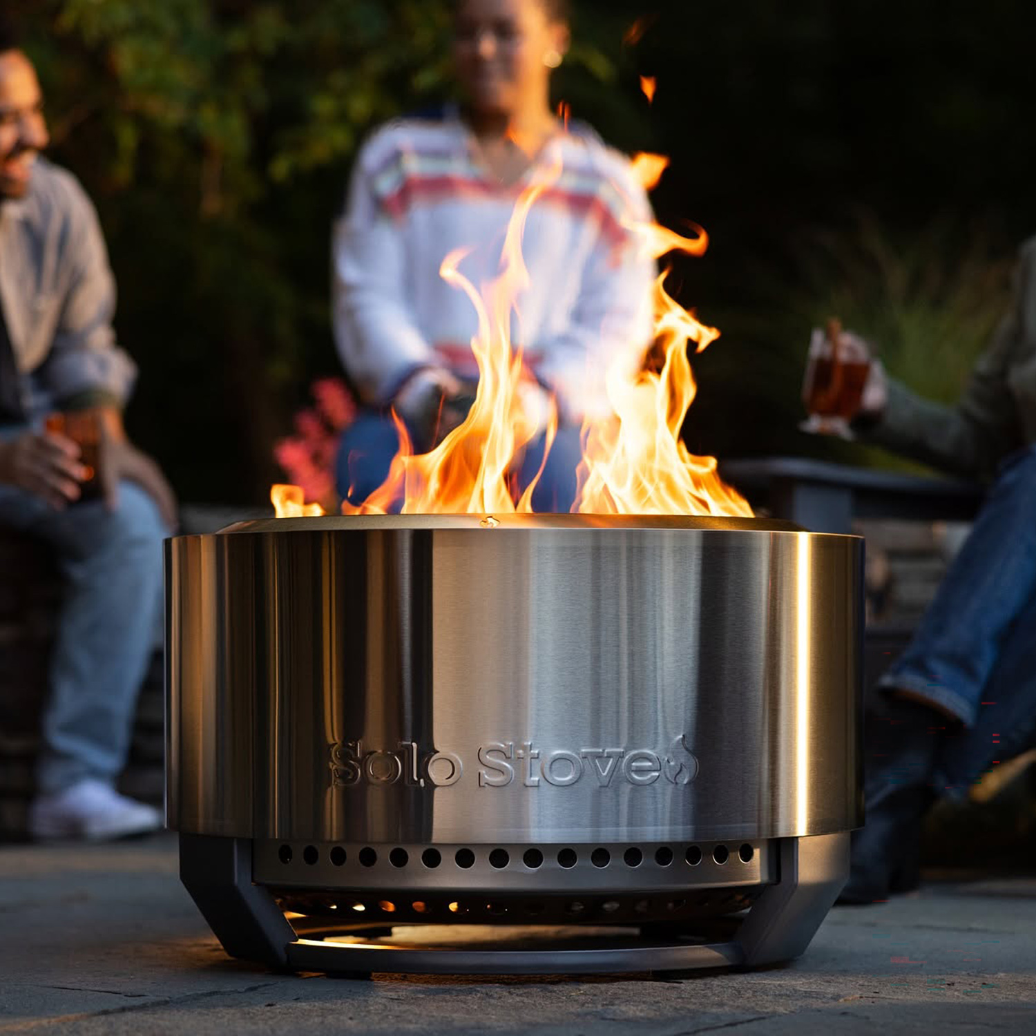 big flame and smokeless hot firepit solo stove summit sold at specialty gas house in columbus ohio