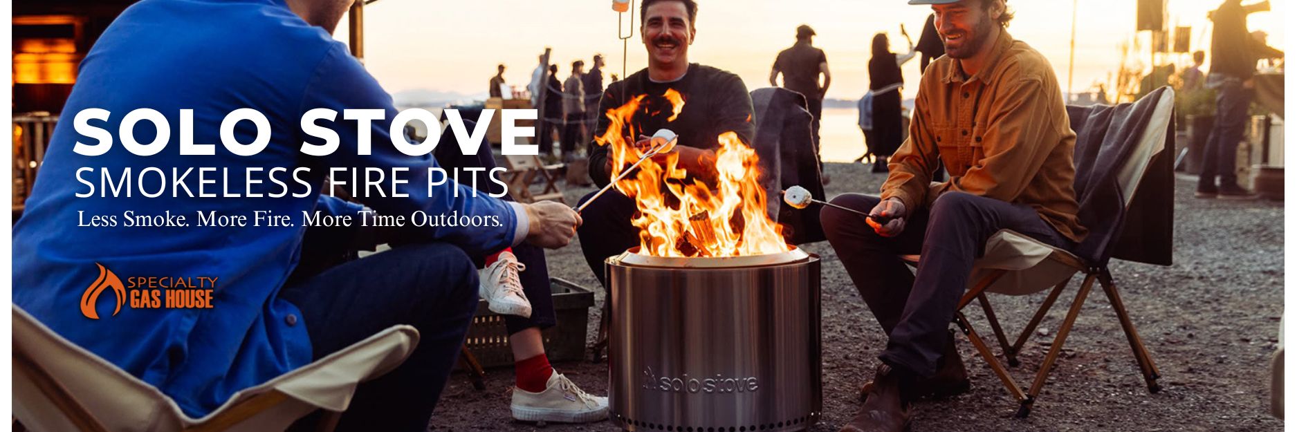 solo stove smokeless fire pits friends around fire sold at specialty gas house 